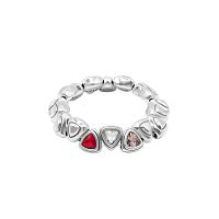 Браслет Ciclon, Horizon, стрейч, с кристаллами Swarovski, CN-251111 красный
