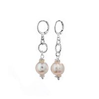 Серьги Lanzerotti, Rococo, с жемчугом, LZ-26.07-237 белый