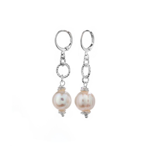 Серьги Lanzerotti, Rococo, с жемчугом, LZ-26.07-237 белый