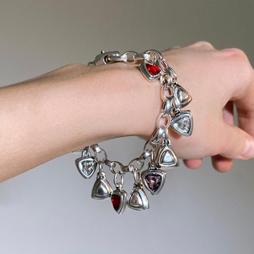 Браслет Ciclon, Fortuna, с кристаллами, CN-251108 синий фото 2