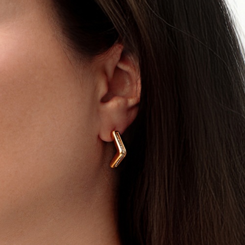 Серьги Fiore Luna Crystal, A2410SW-E01.2 BW/G фото 2