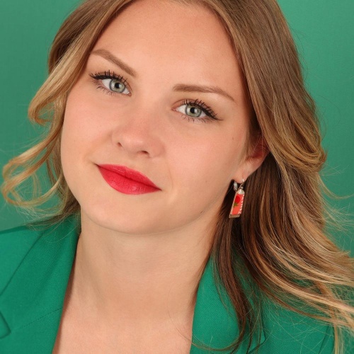 Серьги TARATATA, Ketchup, асимметричные, с цветной смолой, TT-W23-08750-10M серебристый фото 2