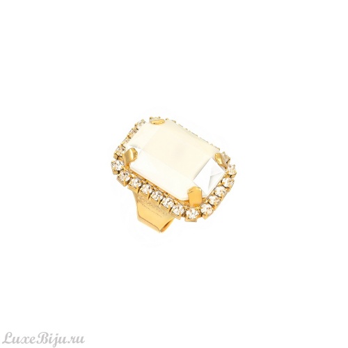 Кольцо Celeste G, разъемное, с перламутром и фианитами, CS26.1-1730 белый