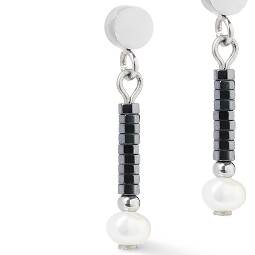 Серьги Coeur de Lion Anthracite-Silver, 1138/21-1224 фото 2