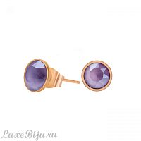 Пусеты Fiore Luna Crystal Lilac SWE298 CL RG