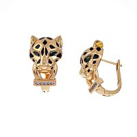 Серьги Moon Paris, анималистический дизайн, Mo-Y25.06-031.65 золотистый