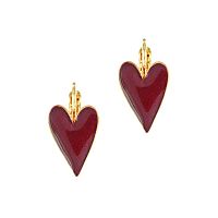 Серьги TARATATA, Magic, со слюдяным порошком и смолой, TT-W25-09784-203 красный