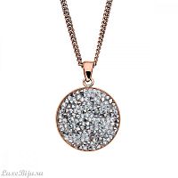 Колье Qudo Tirano Comet argent light 404002.1 BW/RG