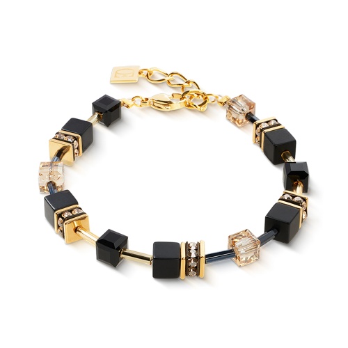 Браслет Coeur de Lion Black-Gold, 4018/30-1316
