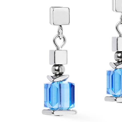 Серьги Coeur de Lion Blue-Silver, 2100/21-0717 фото 2