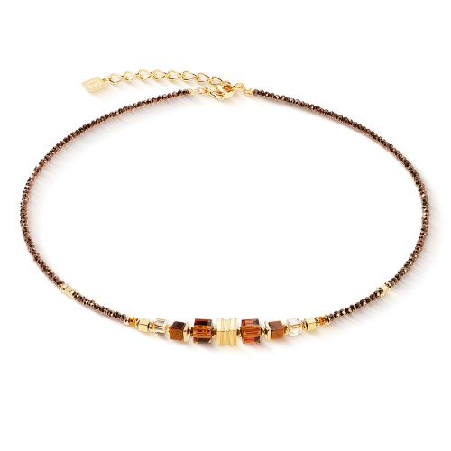 Колье Coeur de Lion Brown-Gold, 3044/10-1116