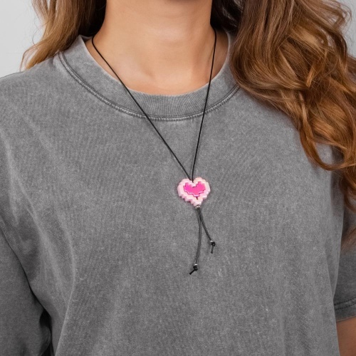 Колье Moon Paris, Ringo, с перламутровым сердцем, MR-24.06-053 розовый фото 3