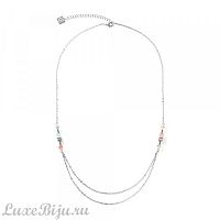 Колье Coeur de Lion Silver Multicolour-Pastel, *5064/10-1522