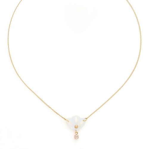 Колье Franck Herval, Angelique, с перламутром и стразами, FH26.1-15-64510 белый фото 2