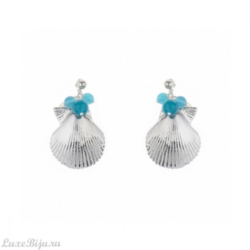 Серьги Ester Bijoux Ракушка C791-S BW