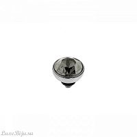 Шарм Qudo Bottone Black Diamond 8 мм 680109 BW/S