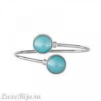 Браслет Possebon Pearl Blue Sky Agate C1366.21 BL/S