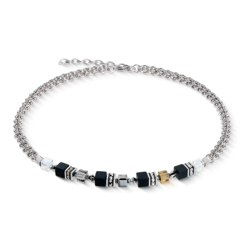 Колье Coeur de Lion Black-Silver, 3021/10-1317