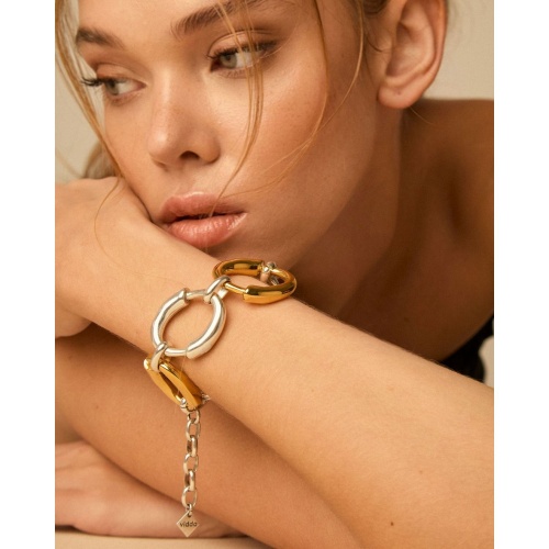 Браслет VIDDA, Nexus, биколорный, металл, VD26.1-0246492 серебристый фото 2