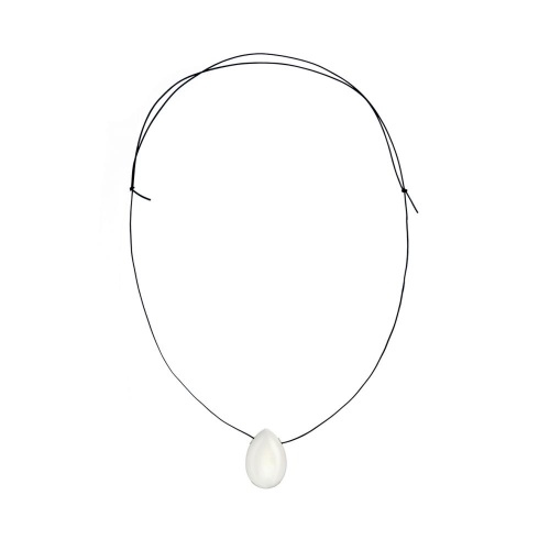 Колье Moon Paris, Ringo, с подвеской-каплей, цветная эмаль, MR-26.01-059 белый