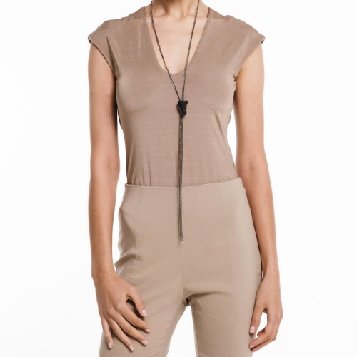 Колье Katerina Vassou, Iris, с друзой агата, KV26.1-309002GBLACK черный фото 3