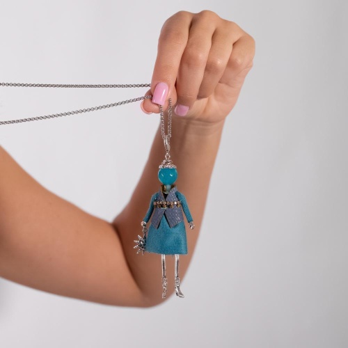 Подвеска Miamelie, кукла Кристел, MiA-2602-CL7653 серебристый фото 4