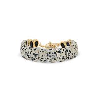 Браслет Nature Bijoux, Kinshasa, ракушка Capiz, яшма, рудракша, NB26.2-13-44732 серый
