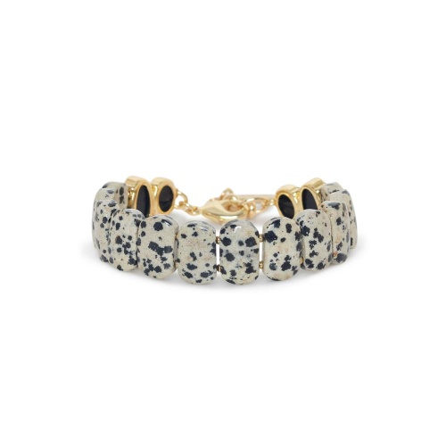 Браслет Nature Bijoux, Kinshasa, ракушка Capiz, яшма, рудракша, NB26.2-13-44732 серый