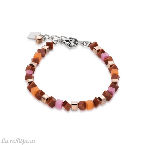 Браслет Coeur de Lion Orange-Rose, 4911/30-0219