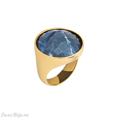 Кольцо Possebon  pearl sodalite 17.2 мм