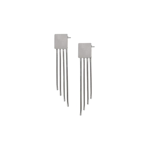 Серьги Katerina Vassou, Rayo, с вертикальными лучами, KV24.1-307102S серебристый