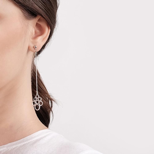 Серьги ORI TAO, Enigmatique, сереб.,перфорация, OT-12-28653 фото 2