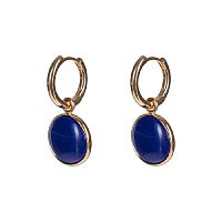 Серьги Fiore Luna NATURAL LAPIS, LE1116 BL/G