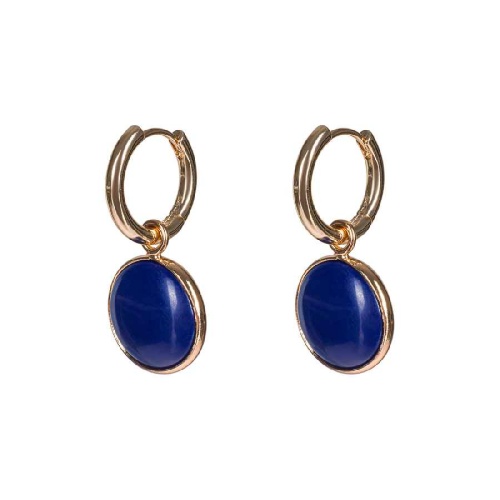 Серьги Fiore Luna NATURAL LAPIS, LE1116 BL/G