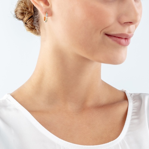 Серьги Coeur de Lion Multicolour Pastel Gold, 0127/21-1590 фото 2