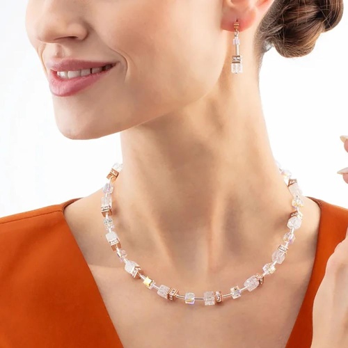 Серьги Coeur de Lion White-Rose Gold, 3018/21-1425 фото 4